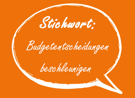 Projektmanagement – Budgetentscheidungen beschleunigen – © Bianca Fuhrmann – Projekt-Voodoo ® auf www.business-netz.com