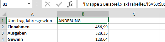 Excel Tabellen verknüpfen und automatisch aktualisieren 