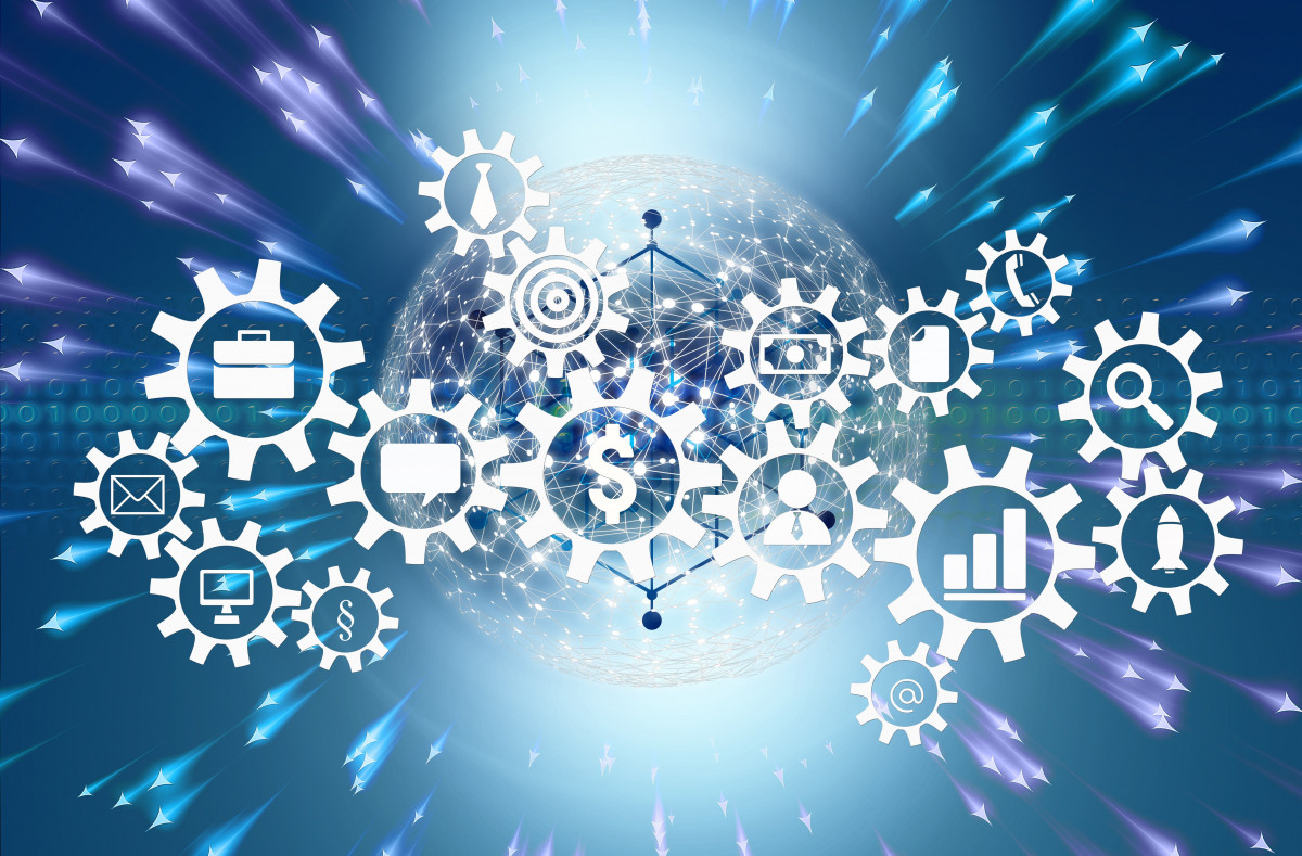 digitale Geschäftswelt