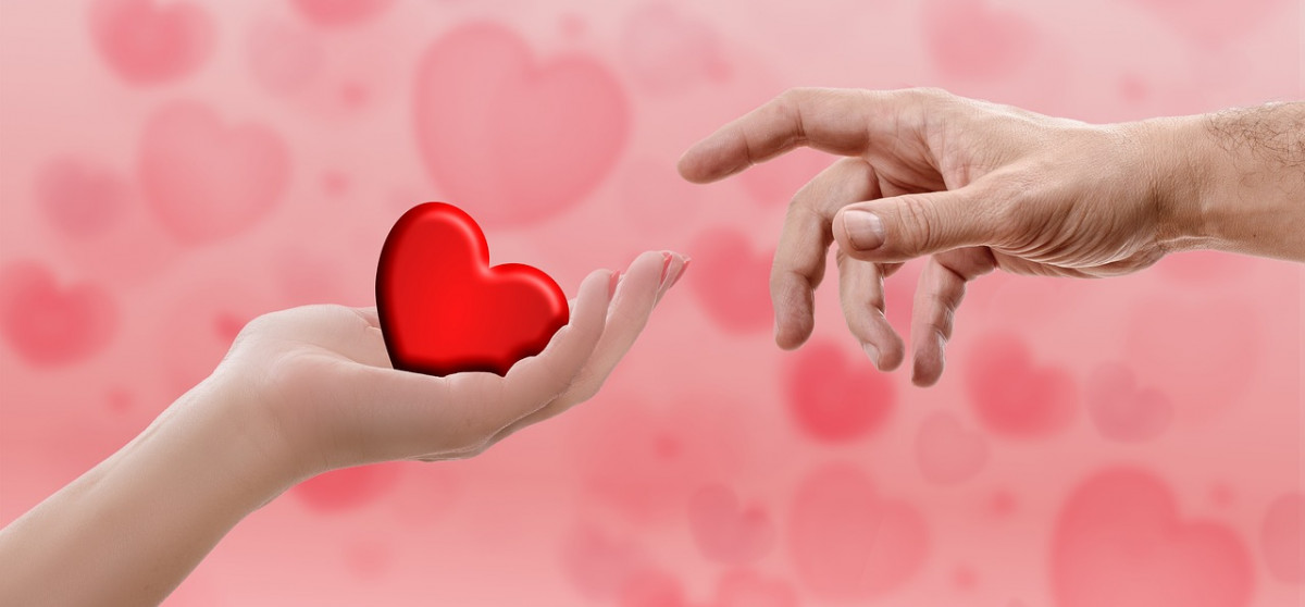 Herz in der Hand
