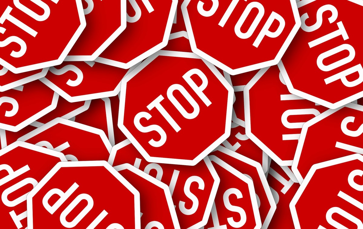 Stop-Schilder
