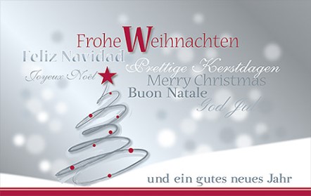 Eine Weihnachtskarte bringt sowohl dem Versender als auch dem Empfänger Freude