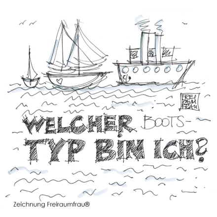 Mit welchem Boot sind Sie beruflich unterwegs - Freiraumfrau und Gaby Regler auf www.business-netz.com